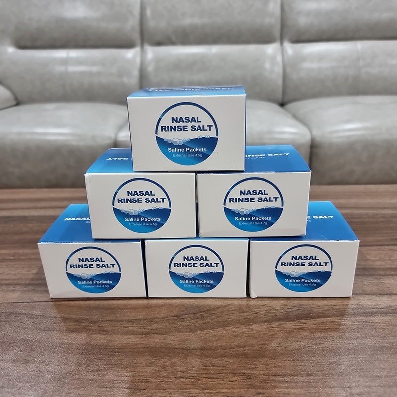 Muối Rửa Mũi Nano Bạc. Muối Sinh Lý Nasal Rinse Salt làm sạch nghẹt mũi, viêm mũi dị ứng, viêm xoang.