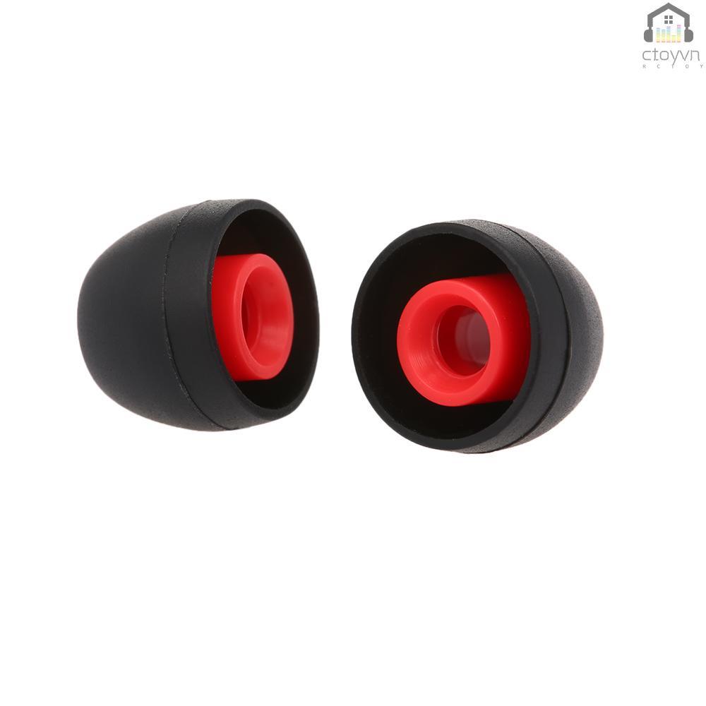 Set 3 cặp nút tai nghe thay thế bằng silicone kích thước 3.8mm size M S