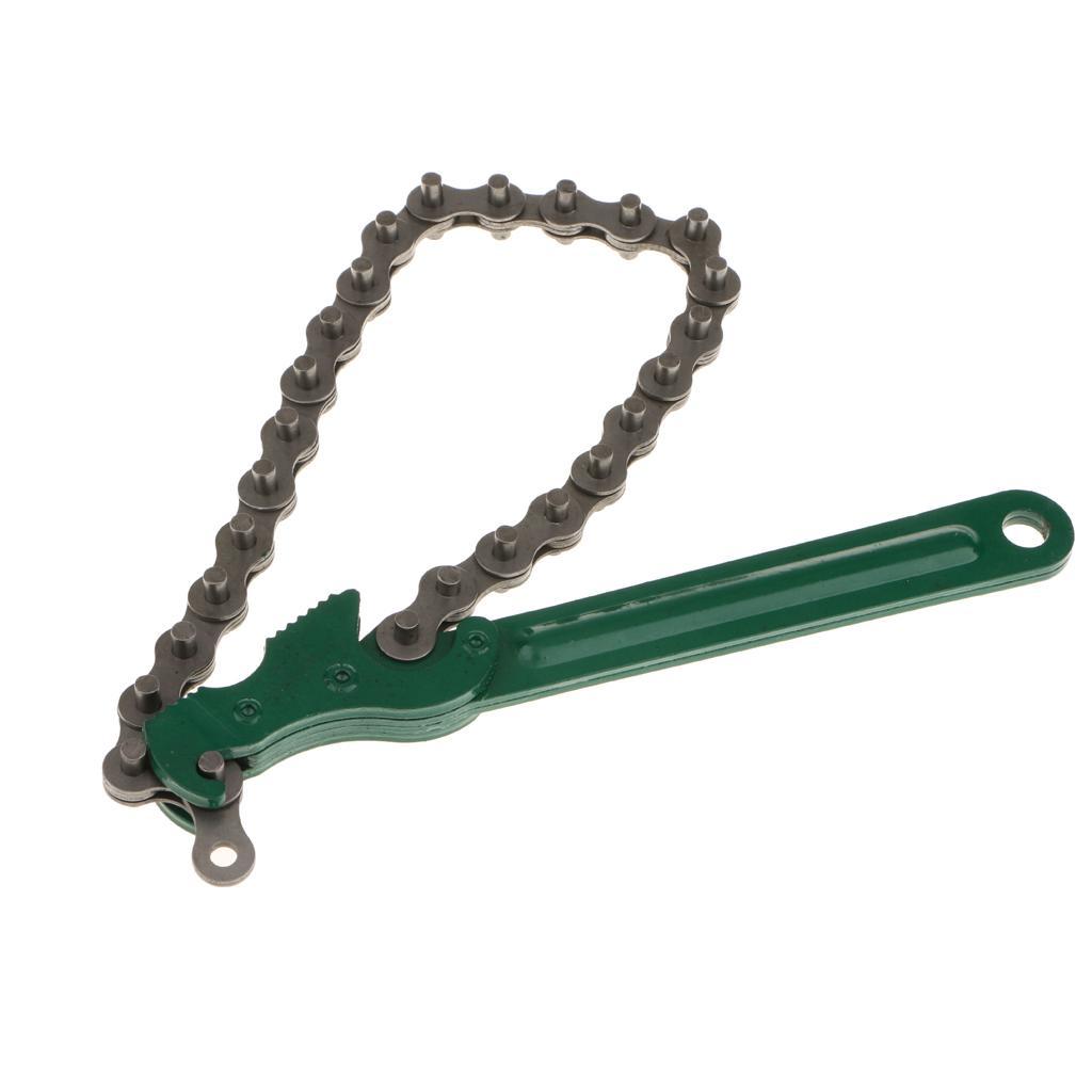 Vehicle Adjustable Oil filter Wrench Handcuff Type Clamp Spanner
