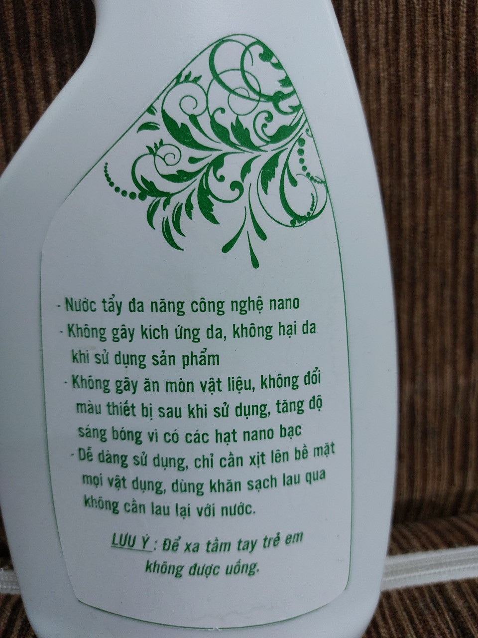 Nước tẩy rửa đa năng- Tẩy sạch mọi vết bẩn chai 650ml