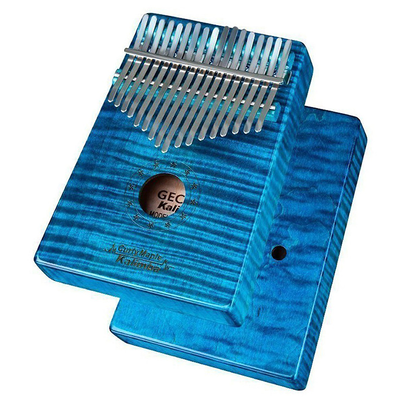 Combo Đàn Kalimba Gecko 17 Phím Gỗ Phong Vân Hổ MC-BL - Tặng Kèm Khóa Học Miễn Phí