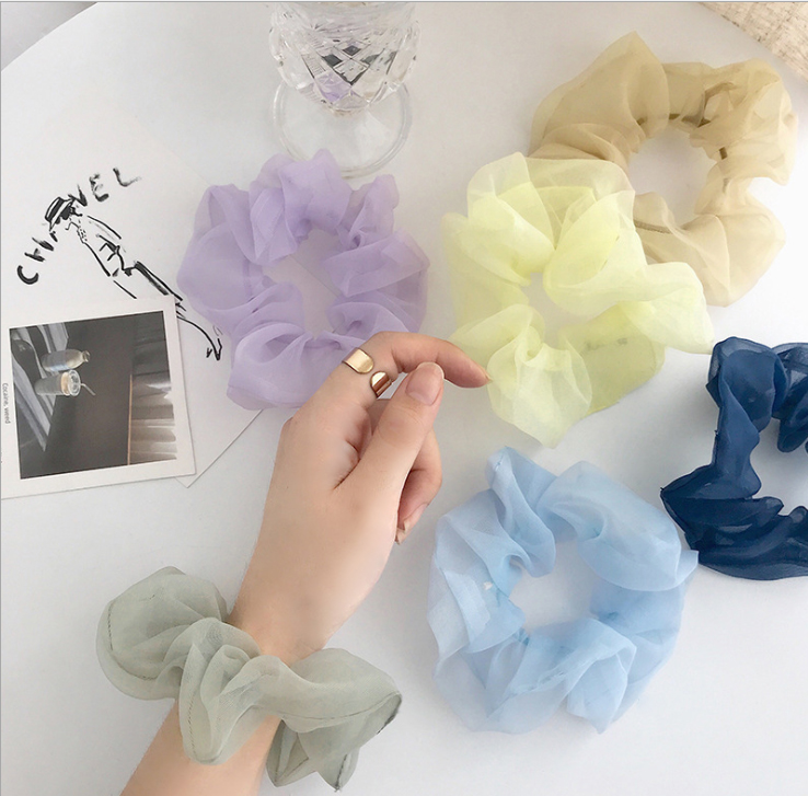 Sét 3 dây buộc tóc nhiều mẫu dễ thương