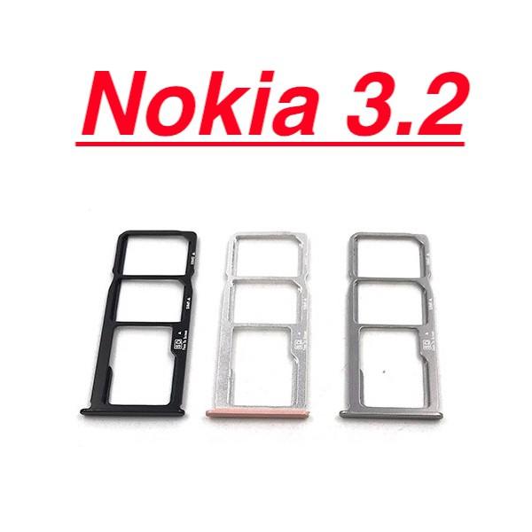 Khay Đựng Sim Thẻ Nhớ Cho Nokia 3.2 Linh Kiện Thay Thế