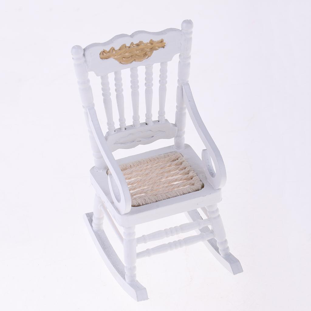 1/12 Dollhouse Miniature Furniture Bedroom Set Bed Wardrobe Cabinet Chair