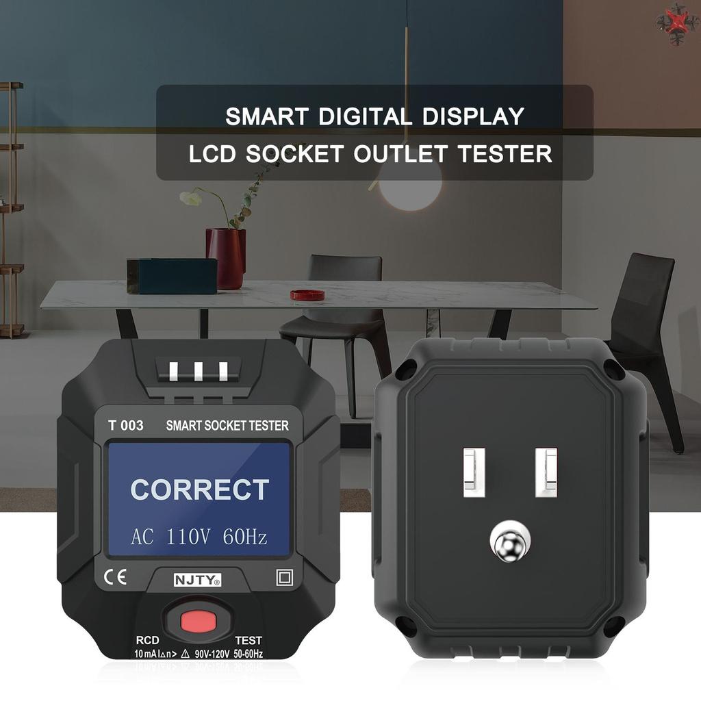 Thiết Bị Kiểm Tra Ổ Cắm Gắn Tường 220~250v