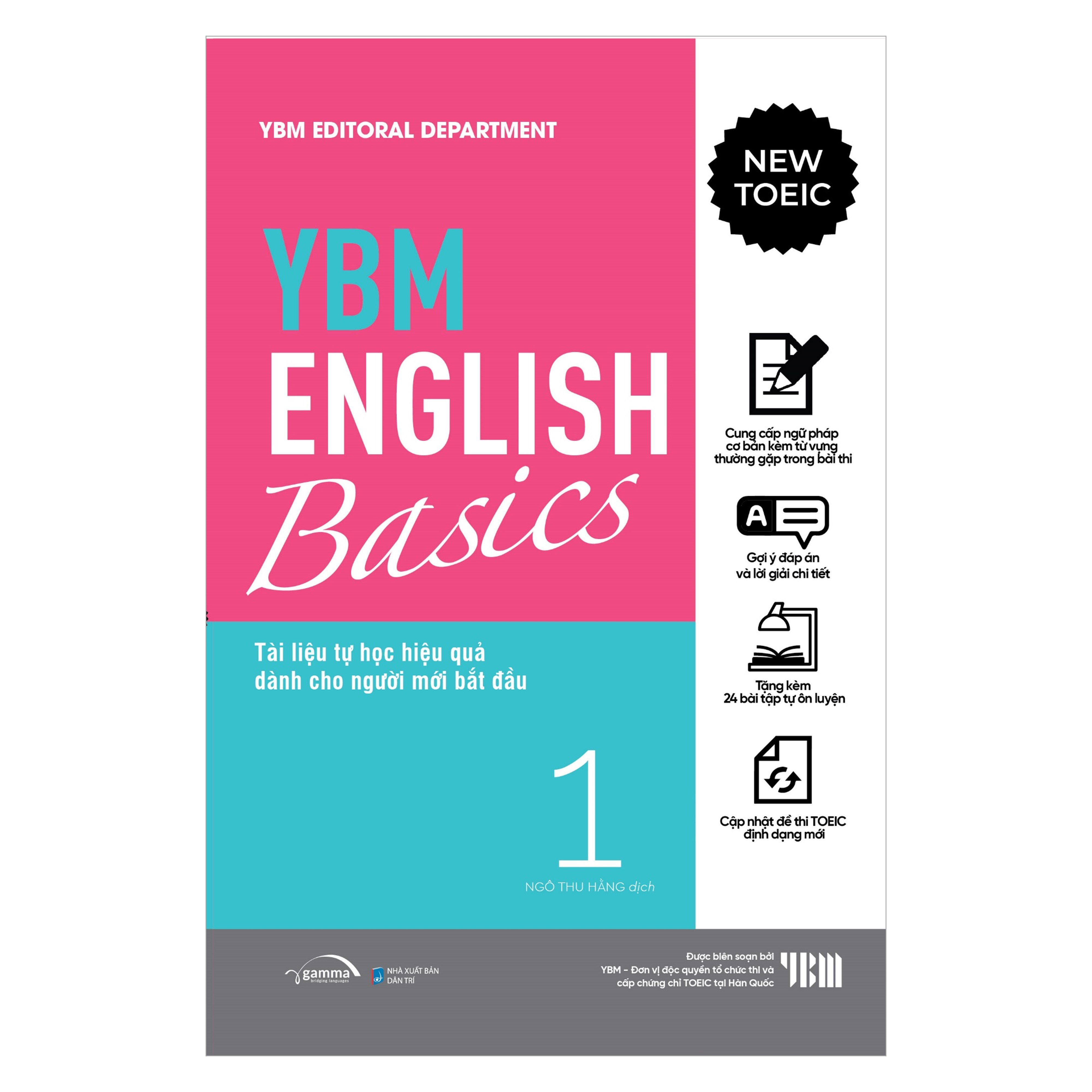 Combo Trọn Bộ YBM English Basics 1+2