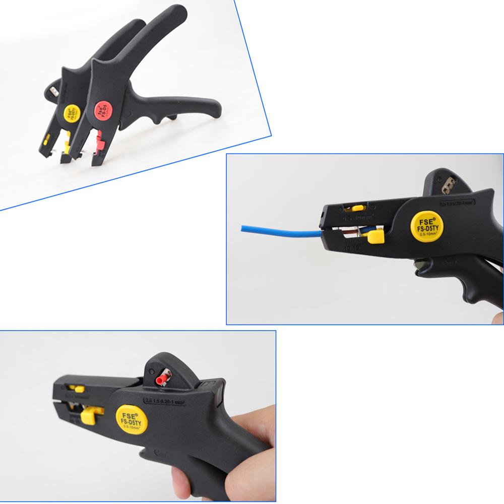 Reinforced Nylon Portable Wire Stripper Multifunction Cable Stripping Pliers Ferrule Cutting Tool
