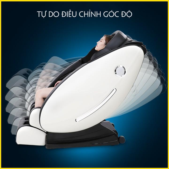 Ghế Mát xa toàn thân cao cấp công nghệ Nhật Bản (Massage 8D, Bấm huyệt bàn chân, Âm nhạc Bluetooth)