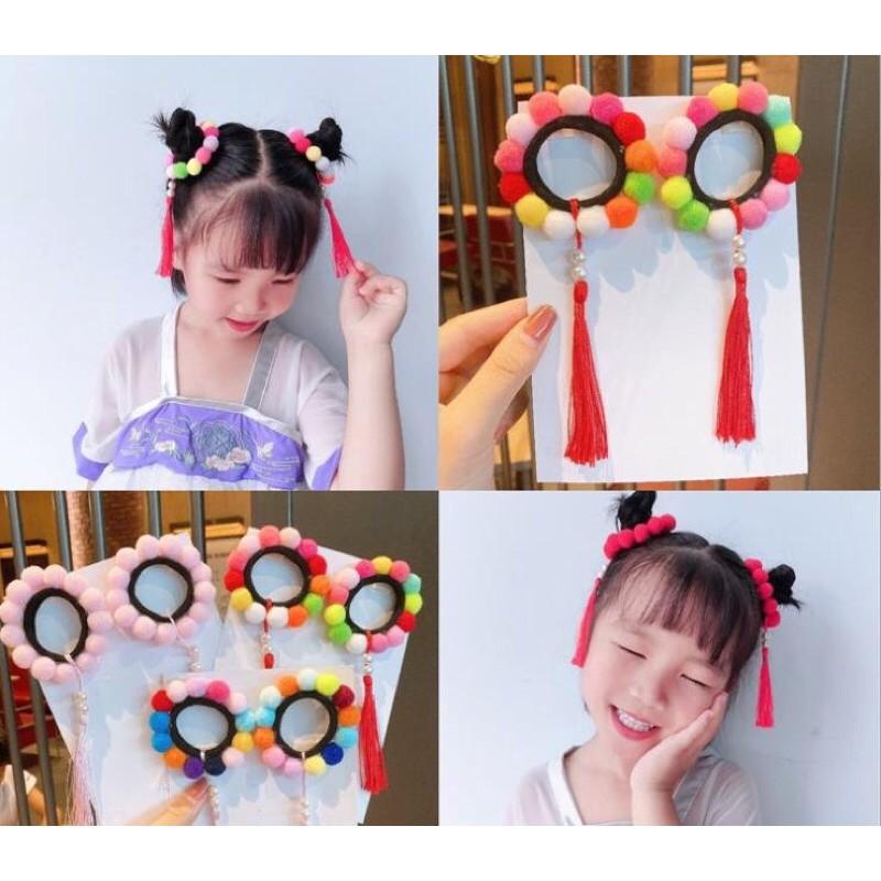 Nơ tóc bé gái Trung Hoa cực dễ thương