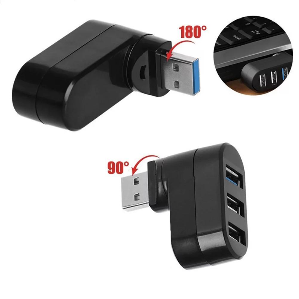 Bộ Chia 3 Cổng Usb 3.0 Tốc Độ Cao Cho Máy Tính Laptop B26