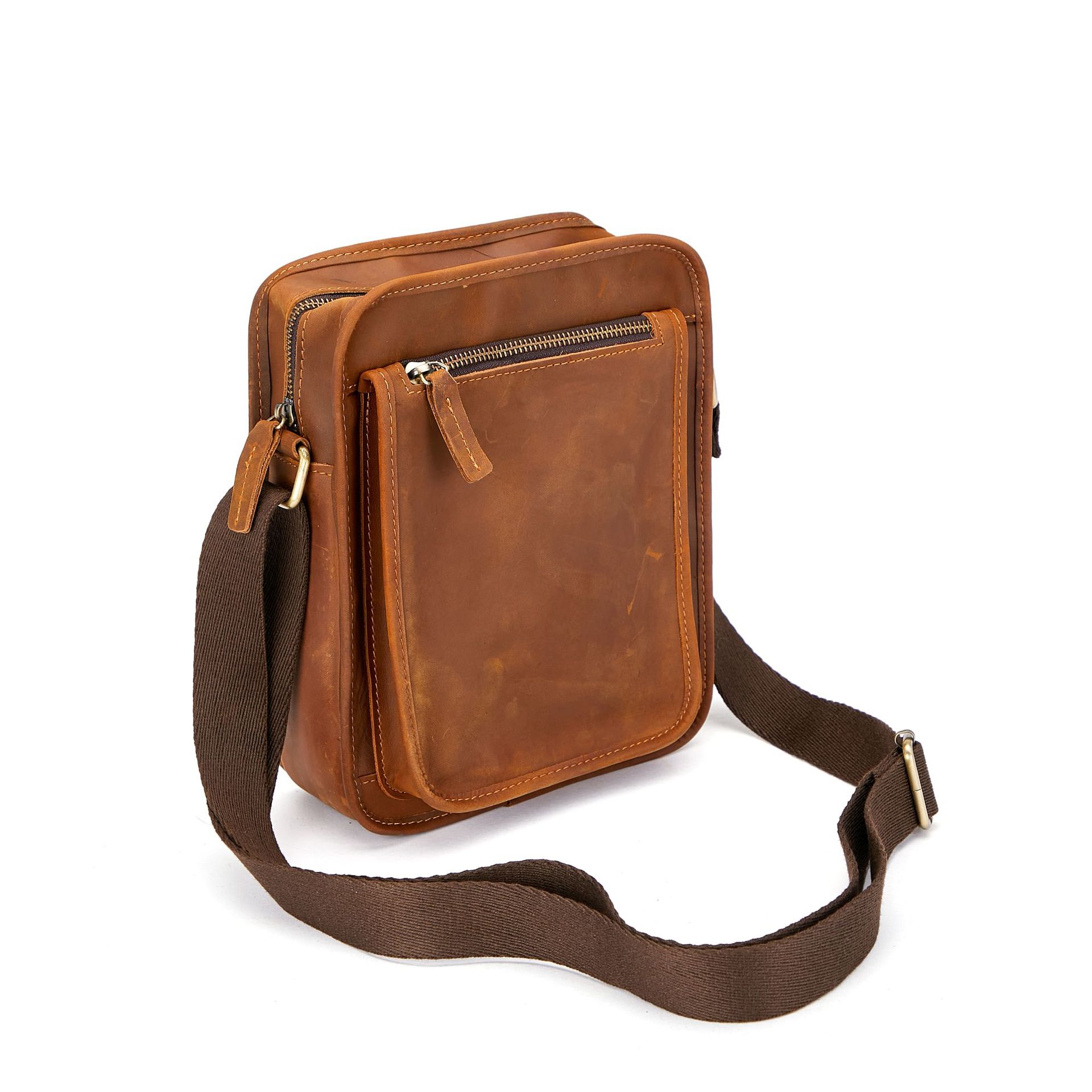 Túi đeo chéo nam DA BÒ THẬT cao cấp phong cách mới – BEE GEE DCN9391