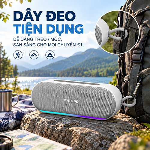 Loa Bluetooth Philips TAS2250 - Hàng chính hãng