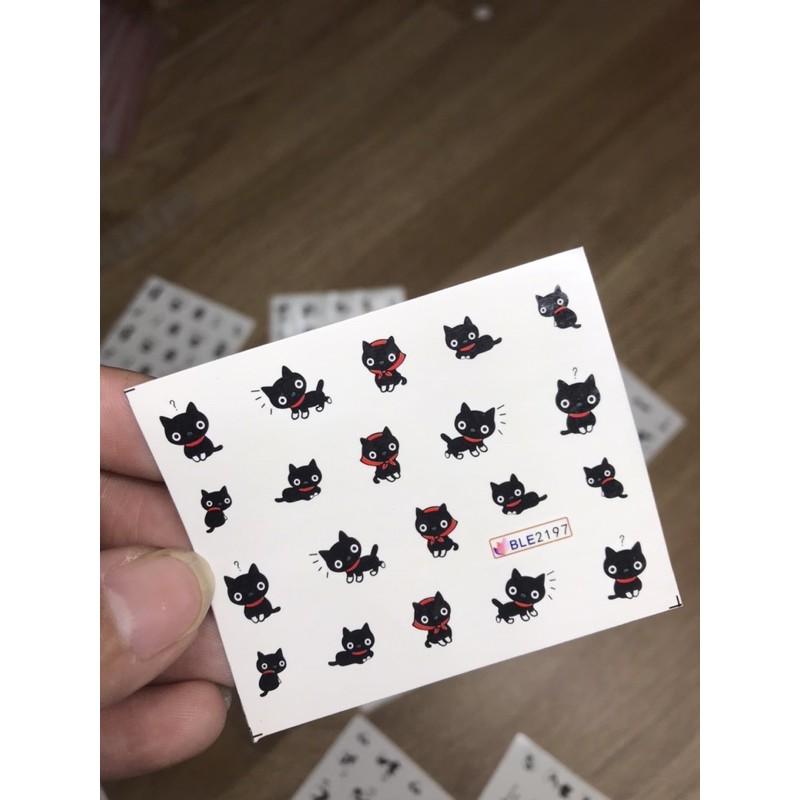 Stick dán săm nước hoạt hình Mèo