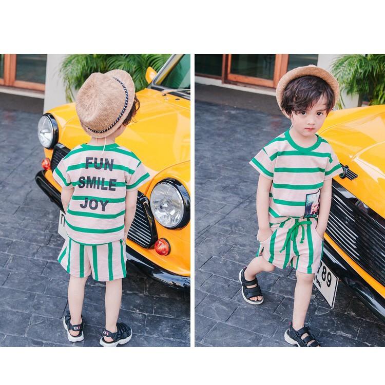 SÉT BỘ THUN CARO BÉ TRAI