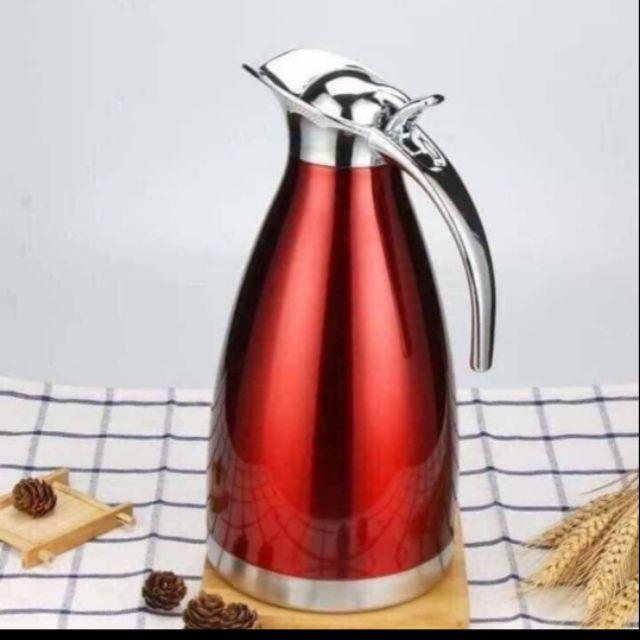 Bình giữ nhiệt inox dung tích 2 lít dùng đựng nước, cafe