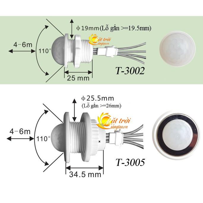 Công tắc cảm biến chuyển động hồng ngoại mini T-300X