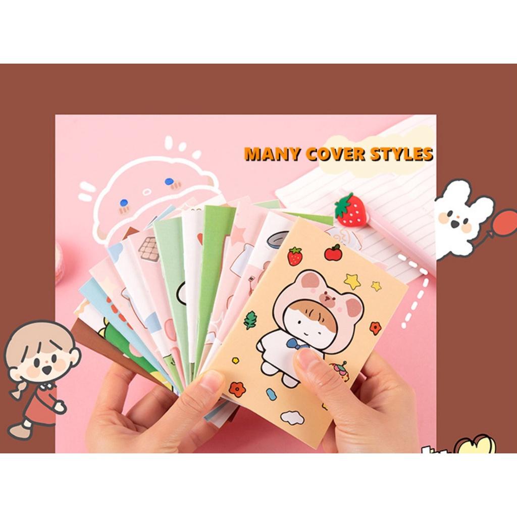 Sổ Tay mini Cute 32 Trang Dễ Thương Bỏ Túi Tiện Lợi, nguồn hàng buôn sỉ - VPP THIÊN ÁI