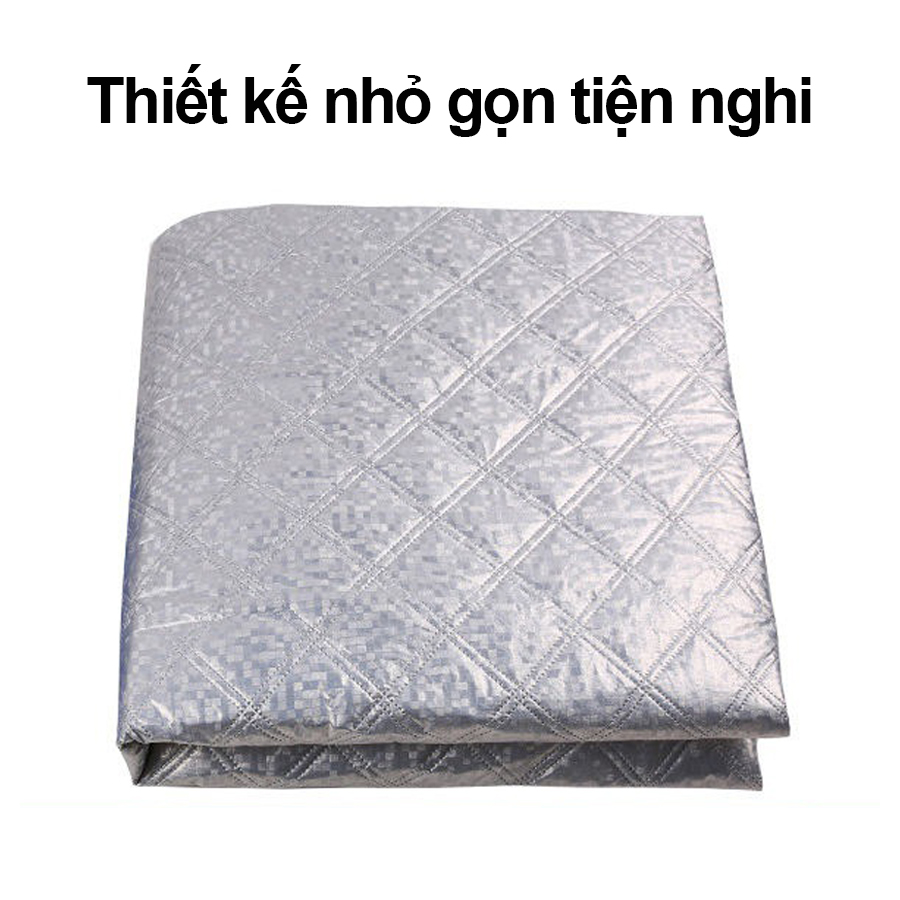 Bạt che nắng kính lái ô tô , tấm che nắng mưa tráng nhôm 3 lớp chống nóng cách nhiệt cao cấp cho ô tô