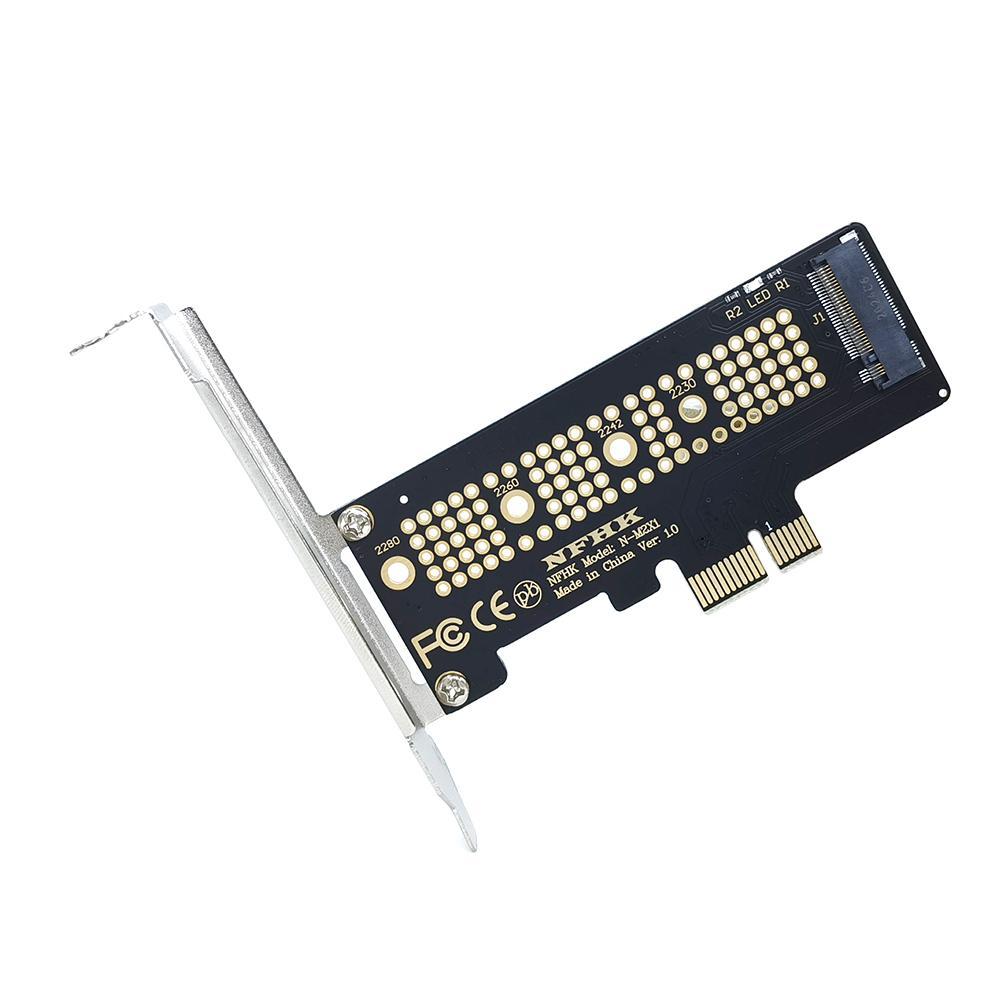 RYRA 1PC NVME PCIE M.2 NGFF SSD thành PCI-E X1 Card Bộ điều hợp PCI-E M.2