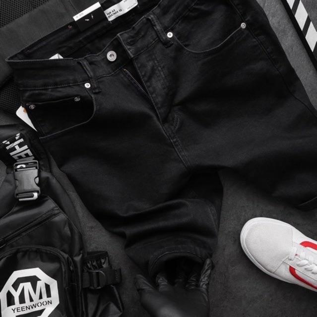 Size Quần short jean nam bigsize - siZe lớn cao cấp đen xám