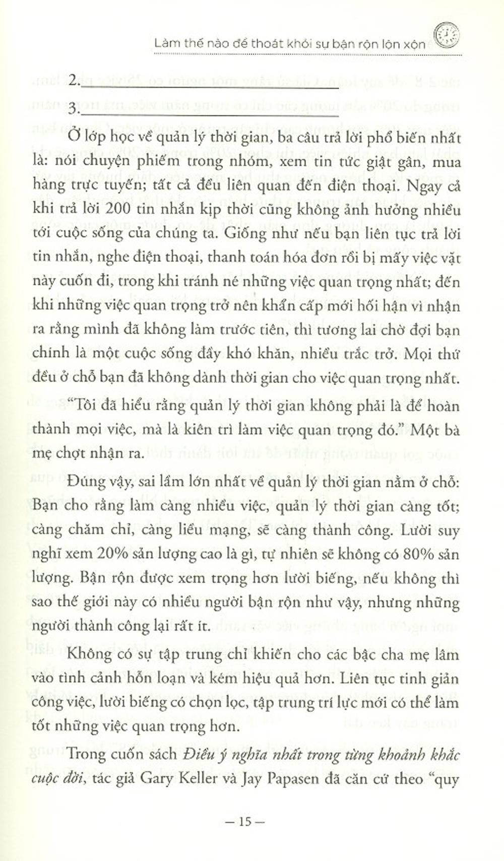 Nghệ Thuật Quản Lý Thời Gian Của Phụ Huynh