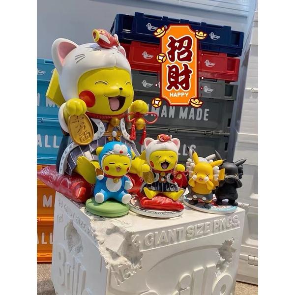 Mô hình Mèo May Mắn Nhật Bản Pikachu Văn Phòng Trang Trí Quà Tặng Lễ Hội Khai Trương