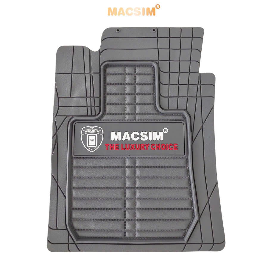 Thảm lót sàn ô tô phổ quát Macsim màu xám