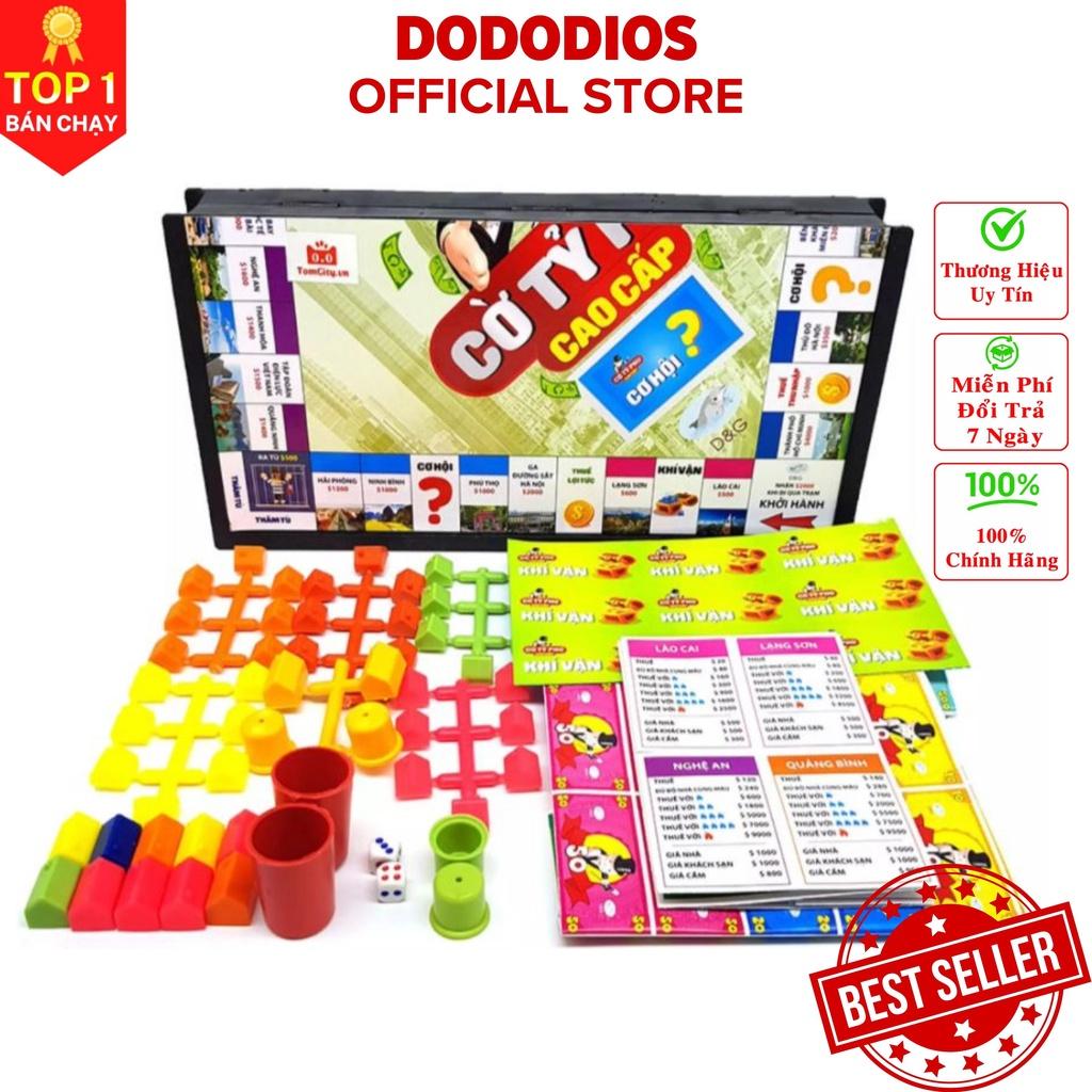 Cờ tỉ phú monopoly vui nhộn cao cấp, an toàn có chọn cỡ 31x31cm, 42x42cm chính hãng dododios