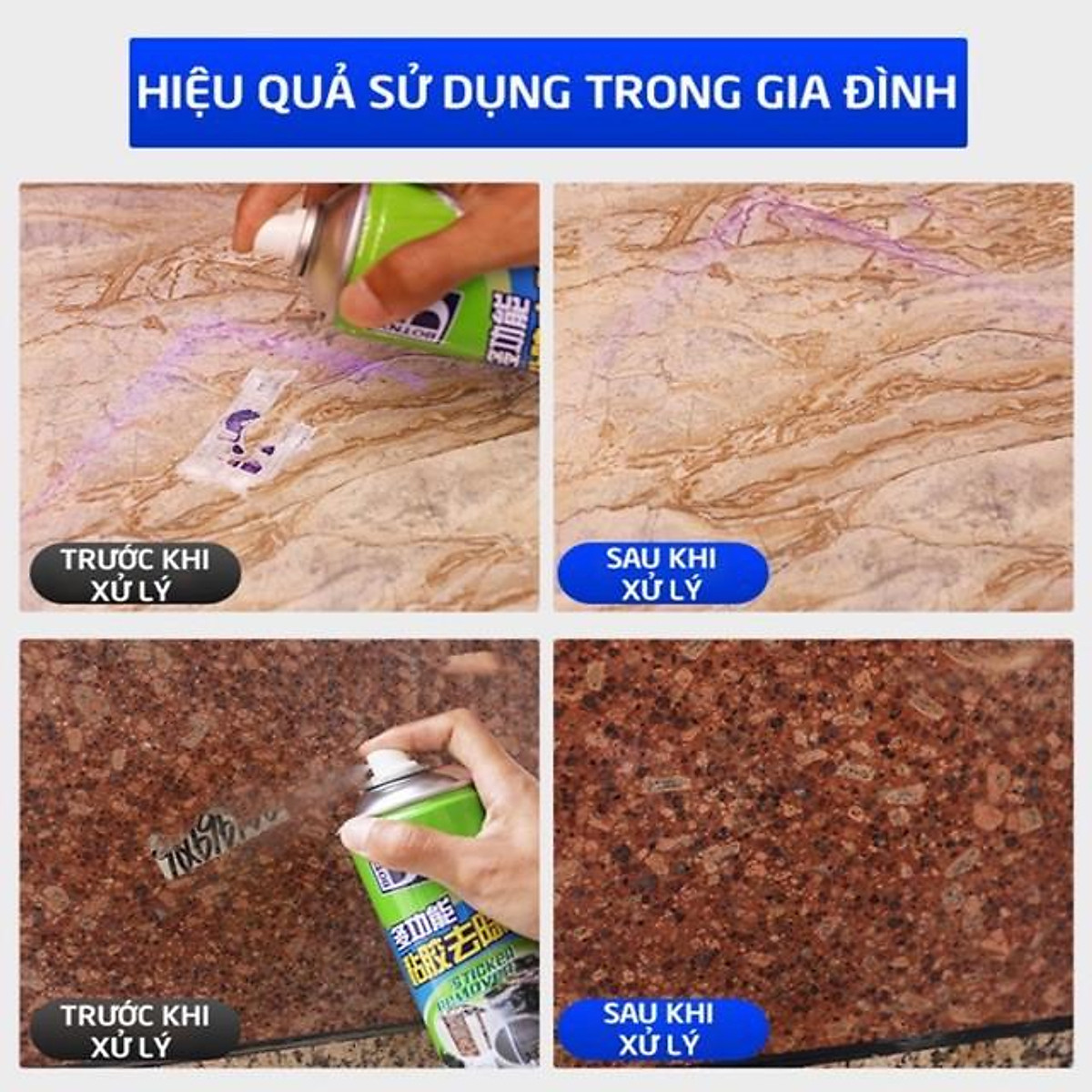 Chai Xịt Tẩy Keo Băng Dính, Nhựa Đường, v.v Huy Tưởng Hiệu Quả Cực Mạnh