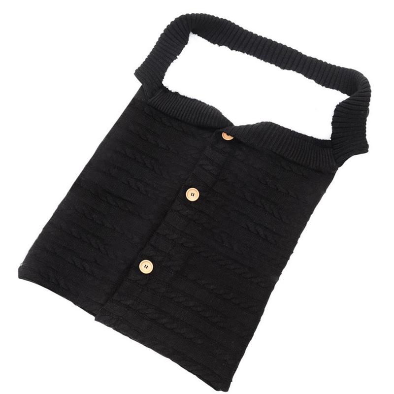 Túi Ngủ Cho Bé Bao Da Mùa Đông Trẻ Em Sleepsack Footmuff Cho Xe Đẩy Dệt Kim Ngủ Bao Trẻ Sơ Sinh Đan Len Slaapzak
