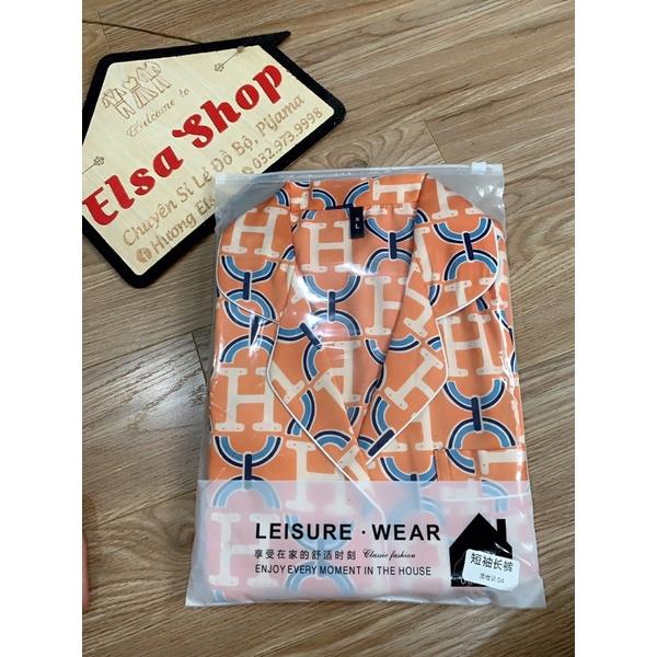 Đồ Bộ Pijama Lụa Đồ Mặc Nhà️ Bộ Ngủ Cao Cấp Mát Mềm Mịn - ELSA