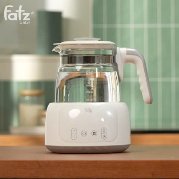 Máy đun và hâm nước pha sữa điều khiển từ xa thông minh Fatzbaby Quick 16 &amp; Quick 16 plus - Hàng Chính Hãng