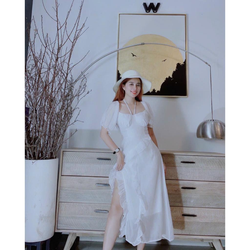 Đầm voan xẻ tà PL99040