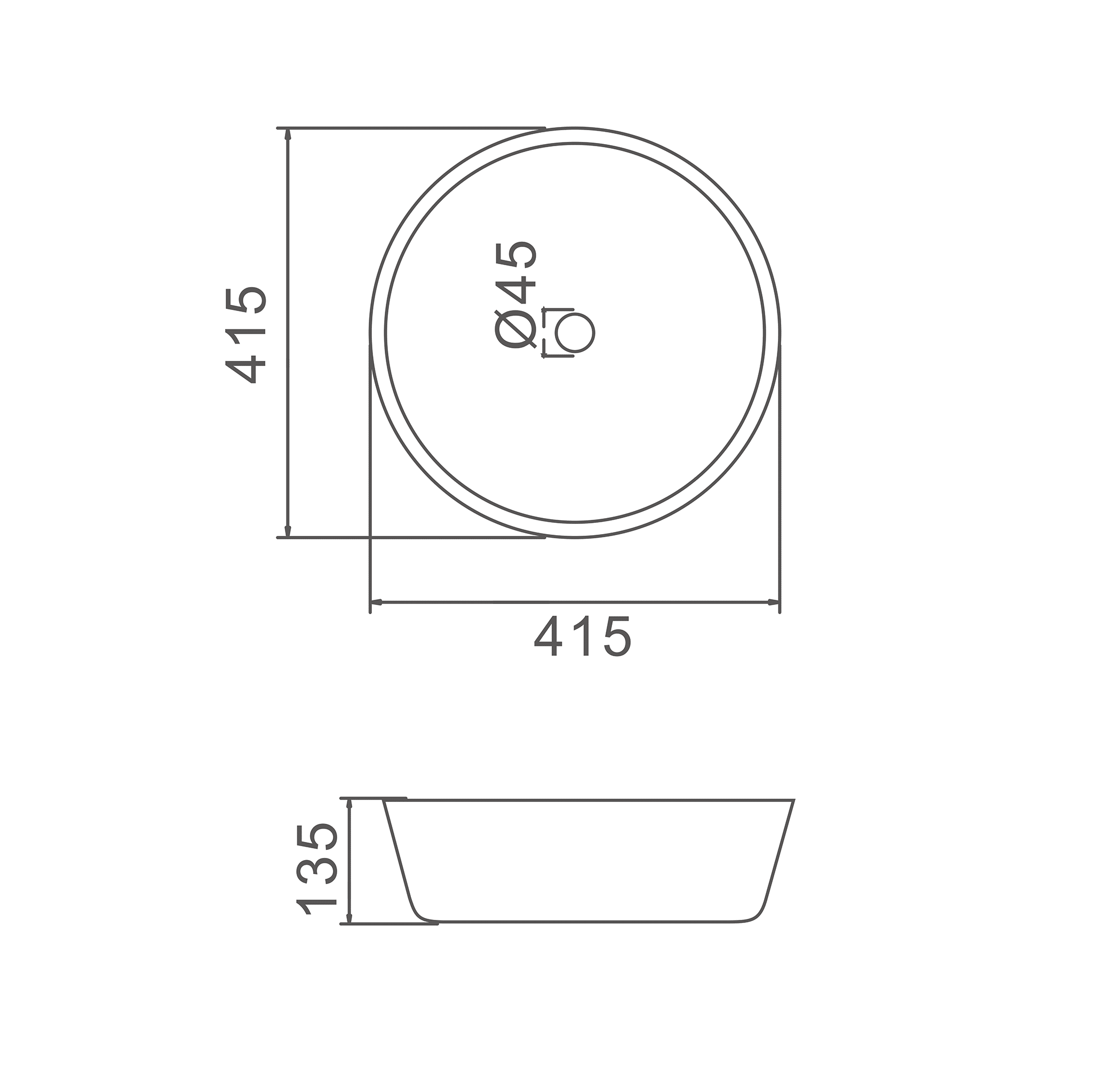 CHẬU LAVABO SỨ NGA CAO CẤP GAPPO GT105