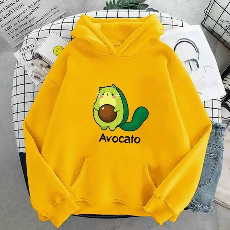 Áo khoác nỉ ngoại logo in mèo nổi nam nữ được may từ chất nỉ ngoại mềm mịn,thoáng mát freesize từkg