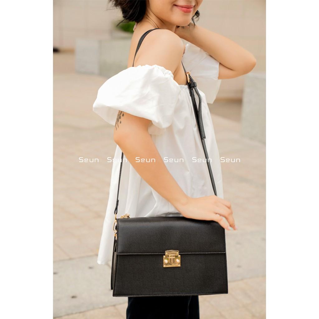 Túi Đeo Vai Nữ Công Sở Size Lớn Túi Đeo Chéo Cao Cấp Đơn Giản Tanglebag