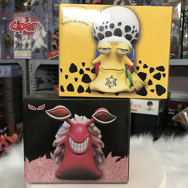 Mô hình Den Den Mushi Law - Doflamingo - Mô hình One Piece - Figure Action Den Den Mushi