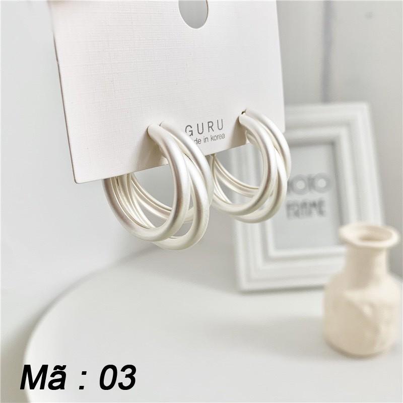 Bông Tai Thời Trang Phong Cách Hàn Quốc -Bông Tai Hợp Kim Vàng Xinh Xắn- Đính Đá Sang Trọng- Thời Trang Cá Tính