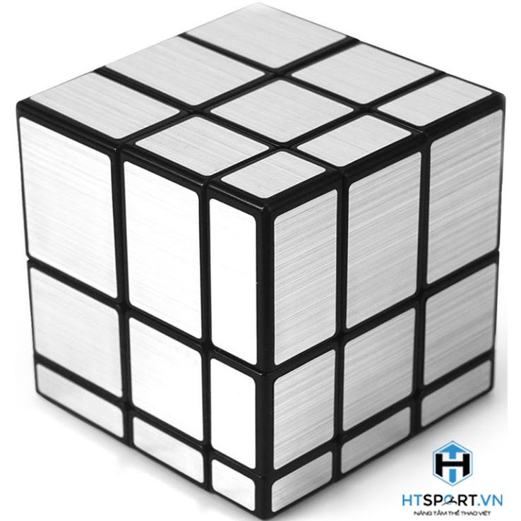 RuBik Tráng Gương Bạc, Rubik 3x3 Lập Phương Viền Đen - Phát Triễn IQ Cao Cấp