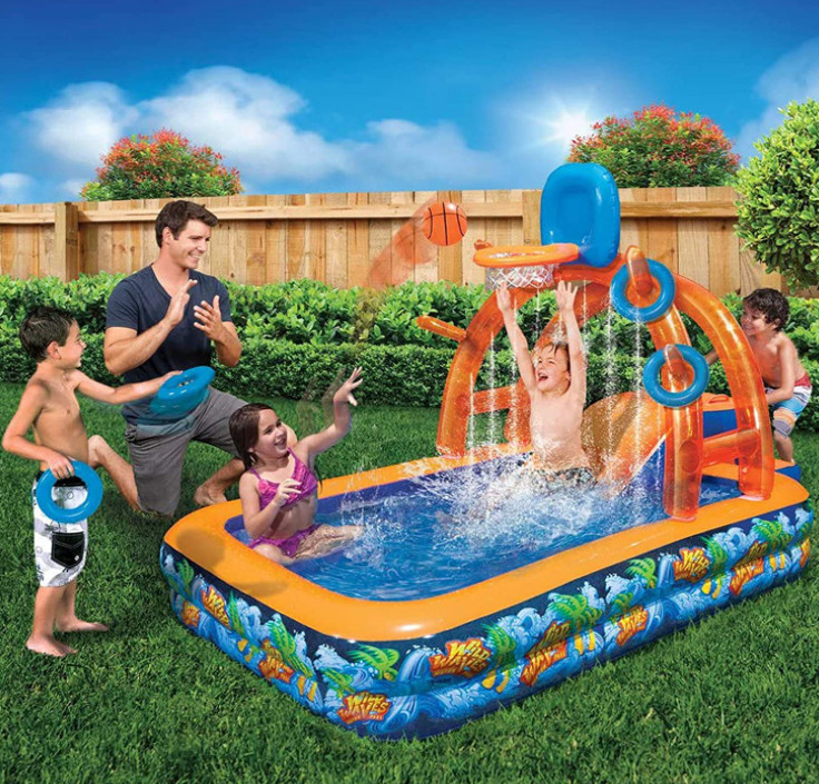 Hồ Bơi Bơm Hơi Phao Cực Đại PISCINA PARQUE cho bé và gia đình tặng bơm điện 220V