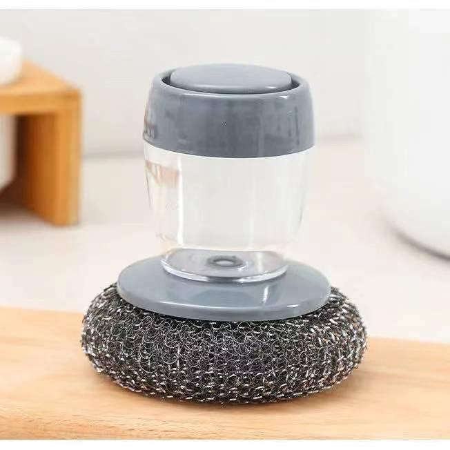 Dụng Cụ Chà Xoong Nồi Đa Năng Cầm Tay Siêu Sạch - Có Ngăn Đựng Nước Rửa Chén Tiện Lợi - Hàng Loại 1