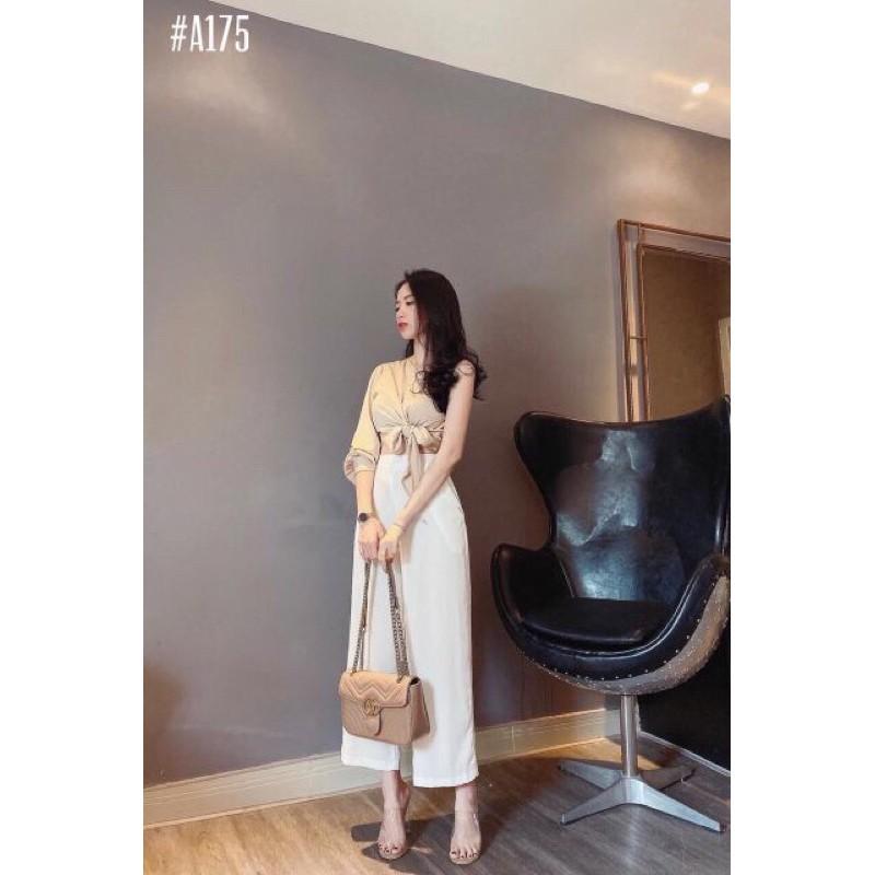 Áo lệch vai vạt dài