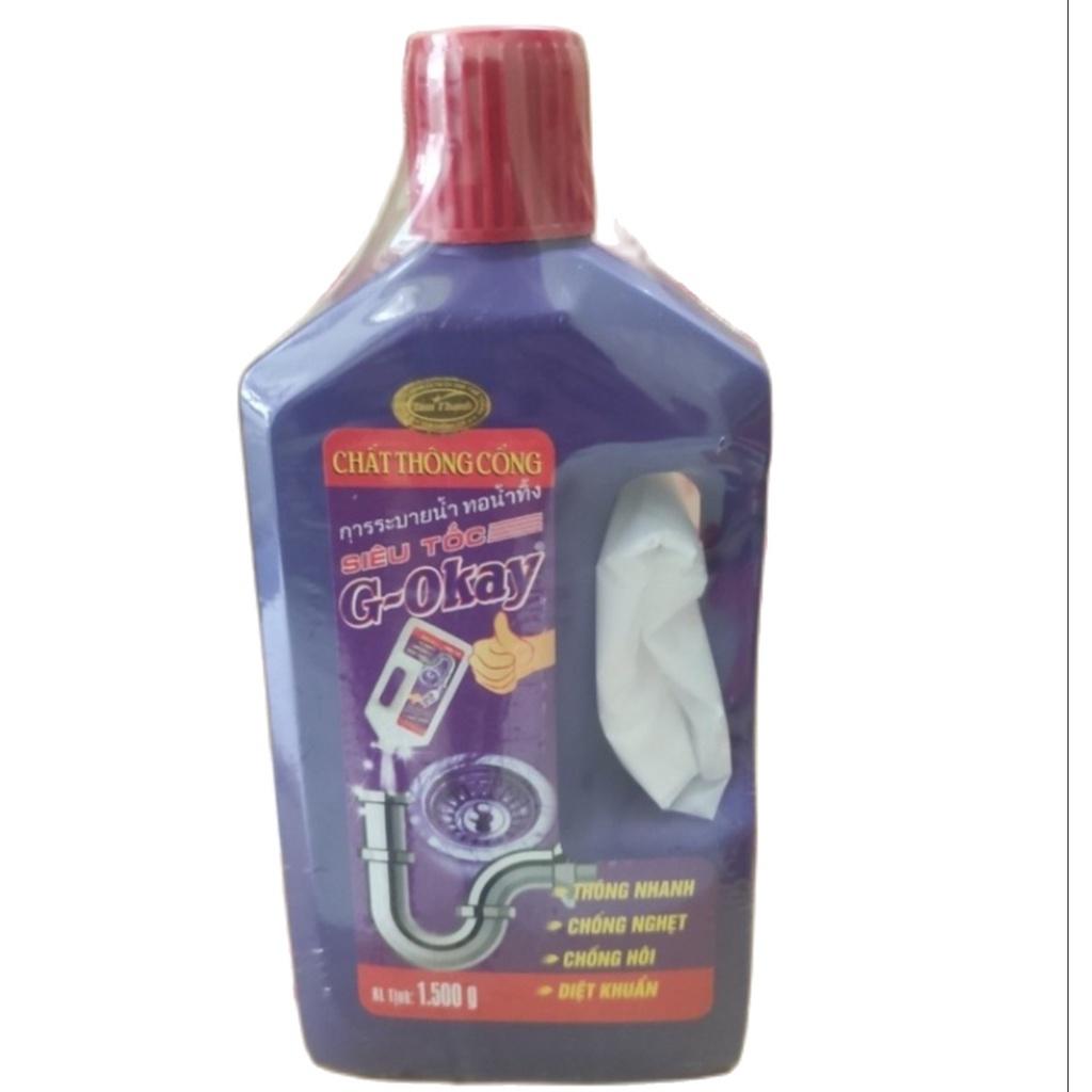 Dung dịch thông cống siêu tốc G-Okay 1000gam/650ml