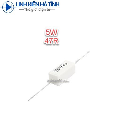 Trở sứ 5W 47R 5W 47 ohm