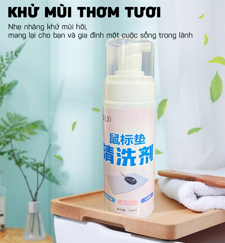 Dung Dịch Tẩy Sạch Vết Bẩn Cho Lót Chuột Máy Tính 200ML