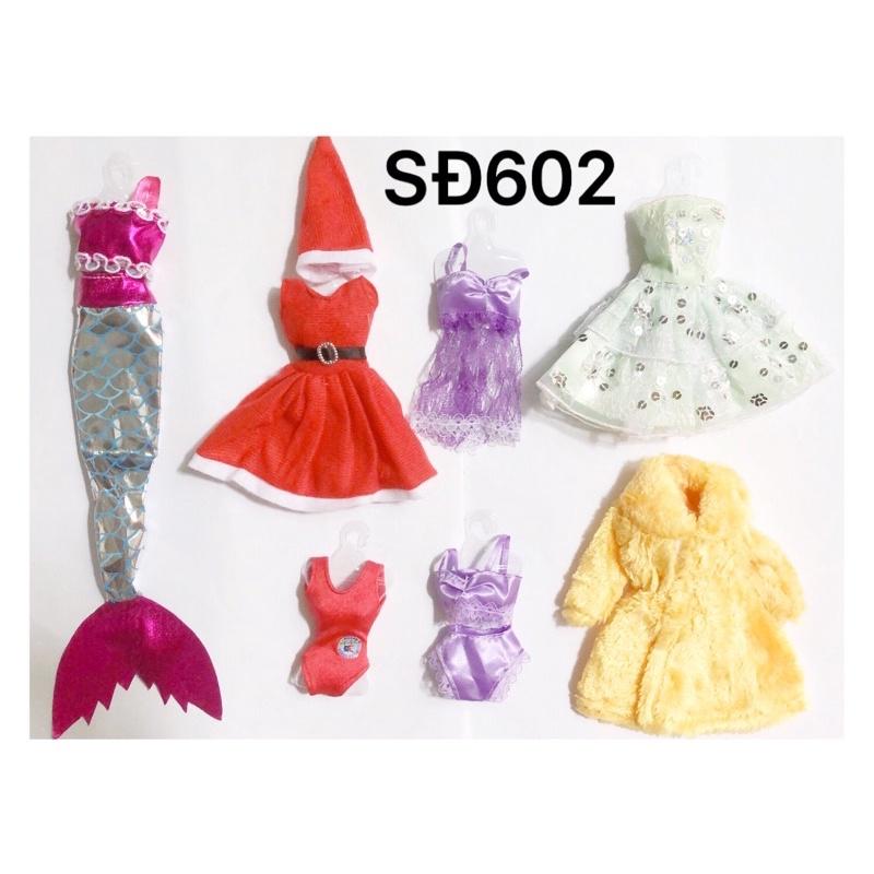 Combo 6 loại quần áo búp bê 30 cm