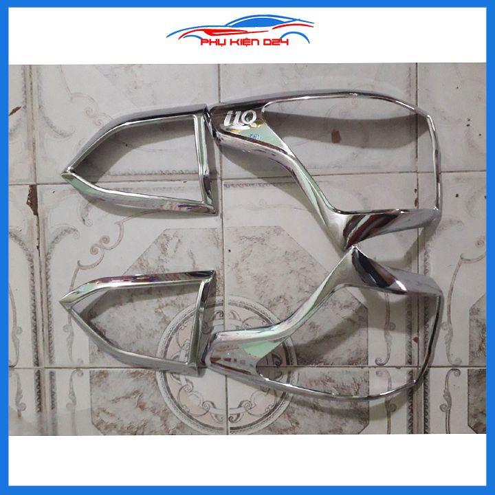 Ốp viền đèn pha hậu mạ crom Grand I10 Sedan/Hatchback 2014-2021 chống trầy trang trí bảo vệ xe