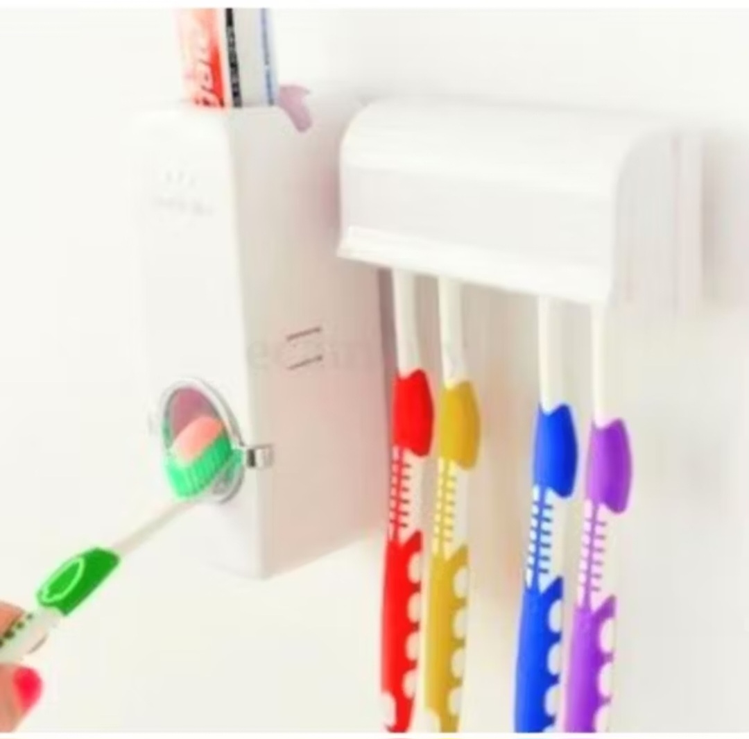 1 BỘ DỤNG CỤ TỰ ĐỘNG NHÃ KEM ĐÁNH RĂNG VÀ CÁI GÁC BÀN CHẢI ĐÁNH RĂNG CAO CẤP