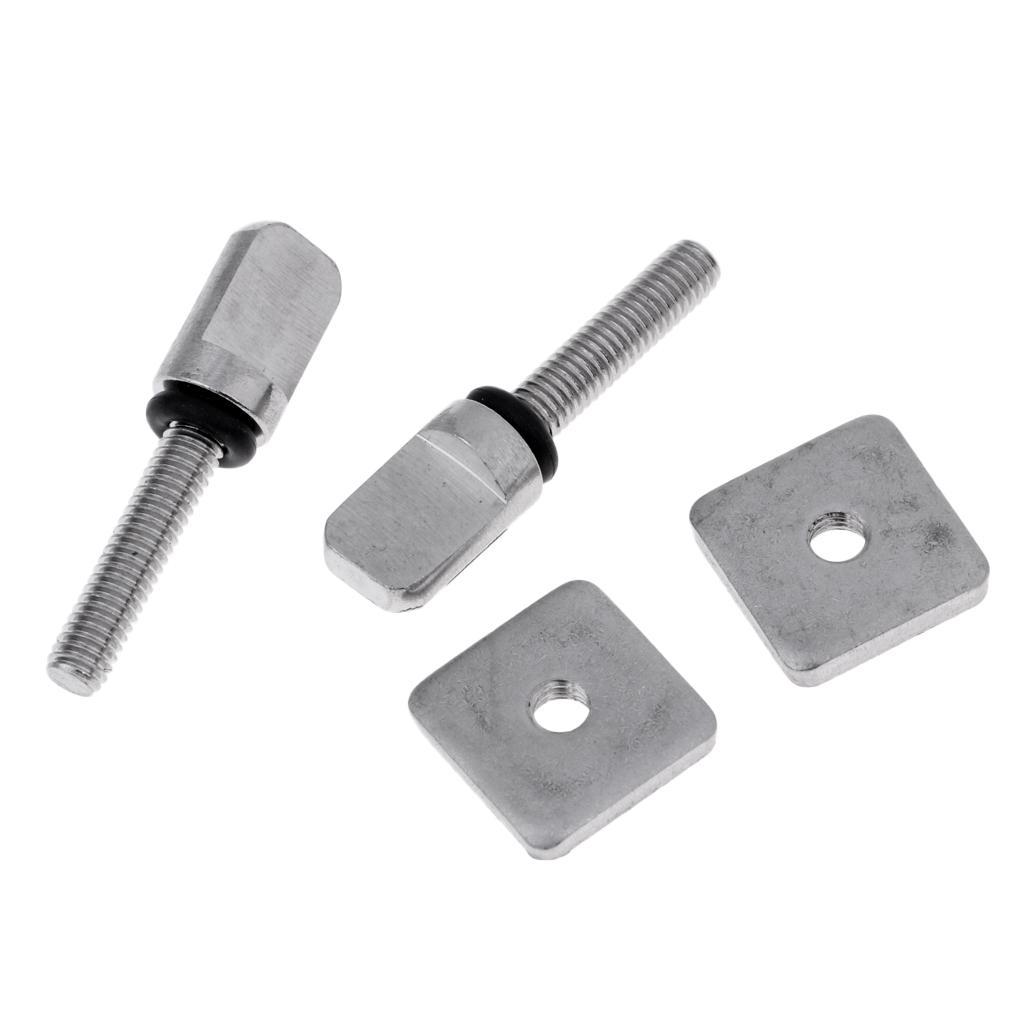 8 Sets Stainless Steel Fin Screw For Longboard Board Mount Hardware