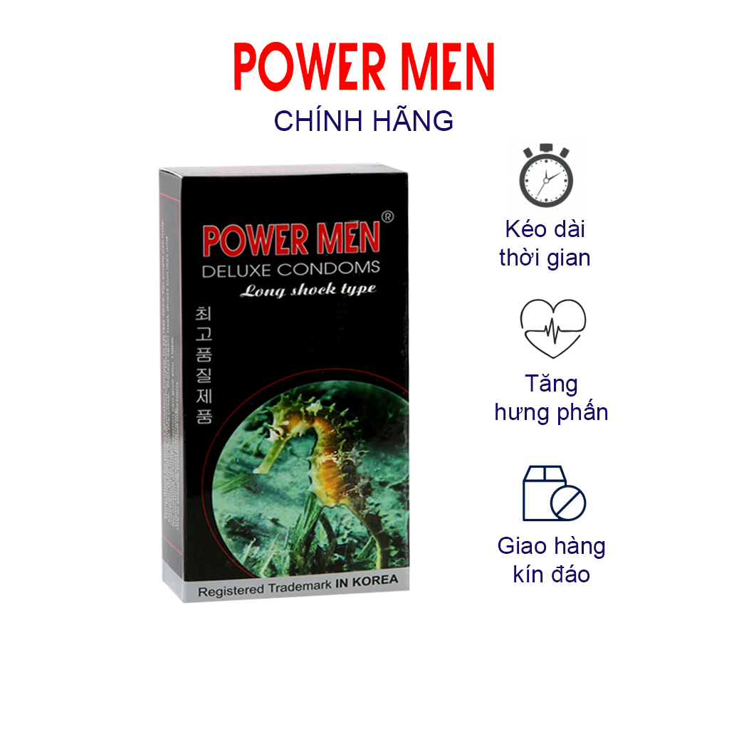 Bao Cao Su Power Men Long Shock 12 Chiếc